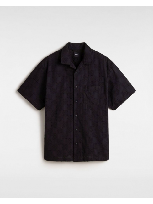 VN000M1FBLK1 WAYSIDE EYELET SS WOVEN BLACK