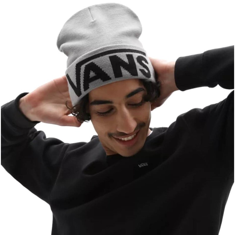 VN0A5FI3HTG1 MN DROP V TALL CUFF HEATHER GREY