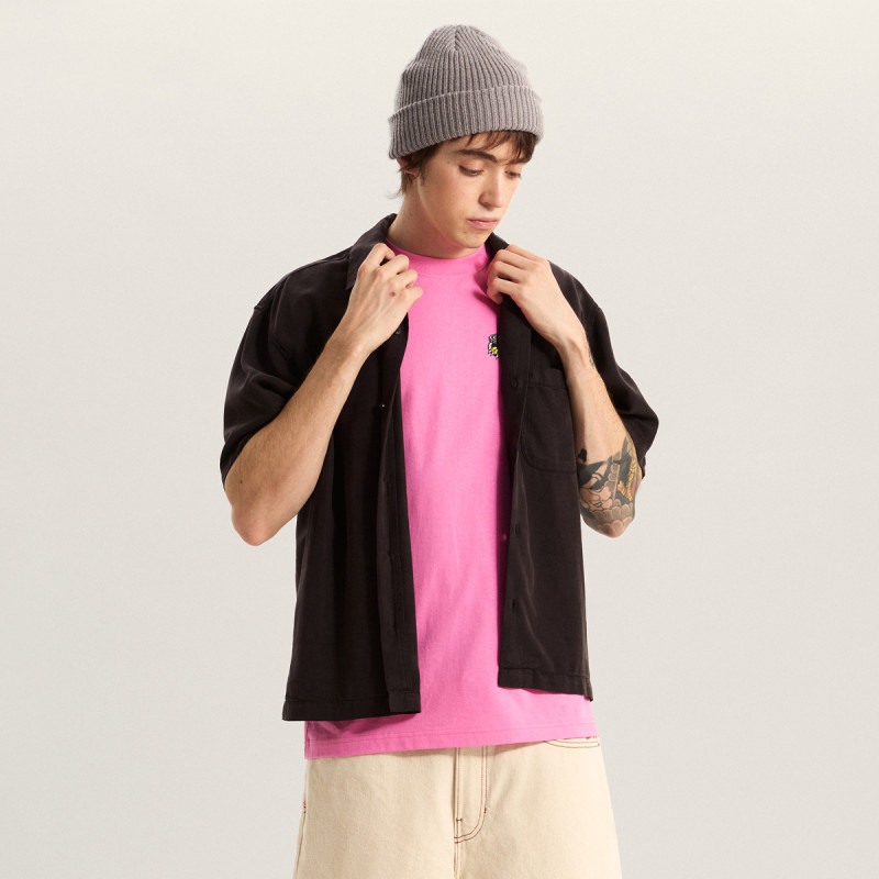 VN000TA4BLK1 VAN DOREN TENCEL CHECK BLACK