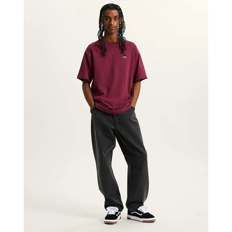 VN000P1PBRG1 LEFT CHEST II LOOSE SS BURGUNDY