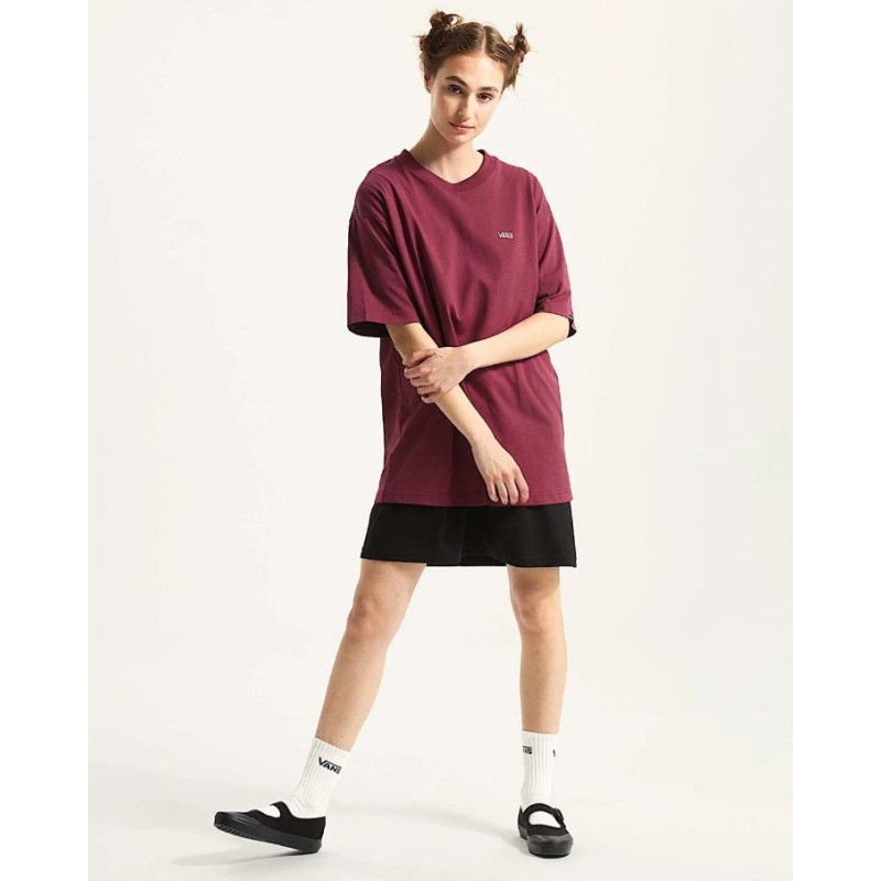 VN000P1PBRG1 LEFT CHEST II LOOSE SS BURGUNDY