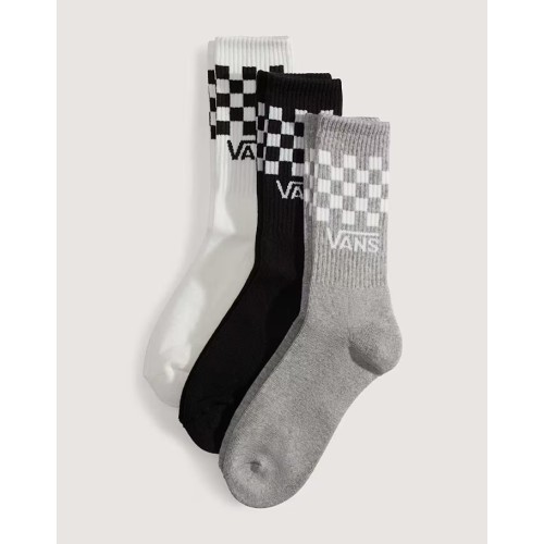 VN000QBUY281 CLASSIC CHECK CREW CHBD BLKWH