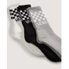 VN000QBUY281 CLASSIC CHECK CREW CHBD BLKWH