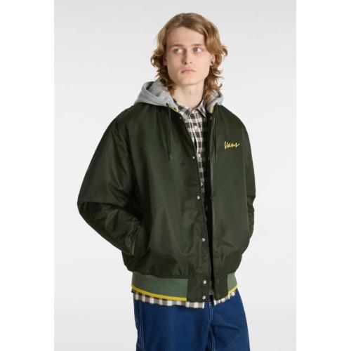 VN000P7PEMU1 SCRIPTED VANS HOODED BA DRIED KEL