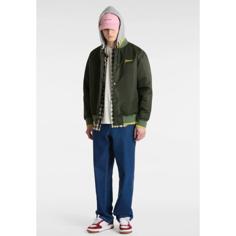 VN000P7PEMU1 SCRIPTED VANS HOODED BA DRIED KEL