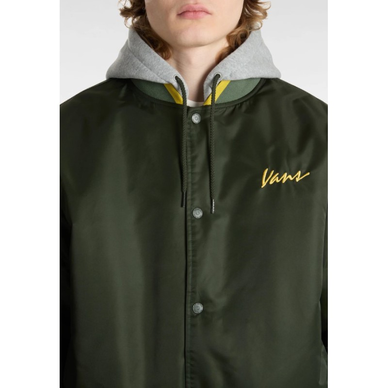 VN000P7PEMU1 SCRIPTED VANS HOODED BA DRIED KEL