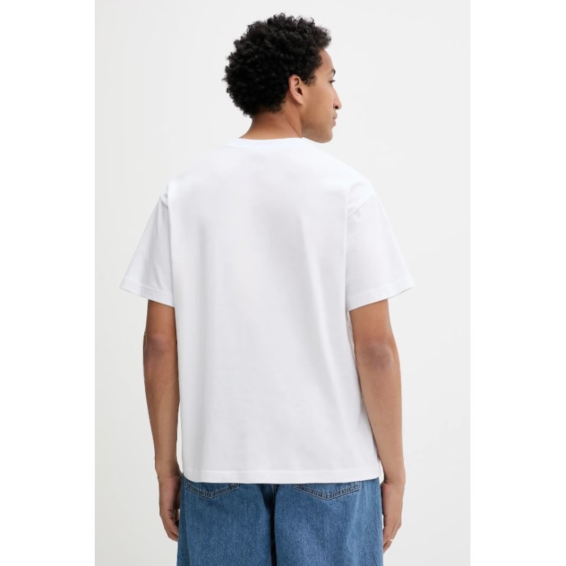 VN000R9XWHT1 LEFT CHEST SS WHITE