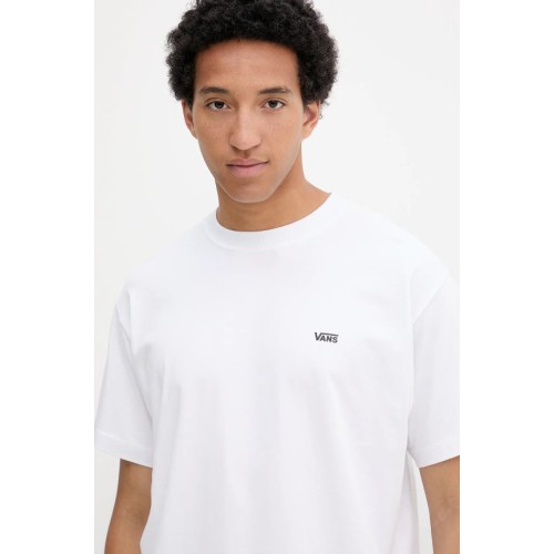 VN000R9XWHT1 LEFT CHEST SS WHITE