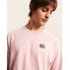 VN000XCGFPR1 OVAL LOGO LOOSE SS TEE MISTY MAUV