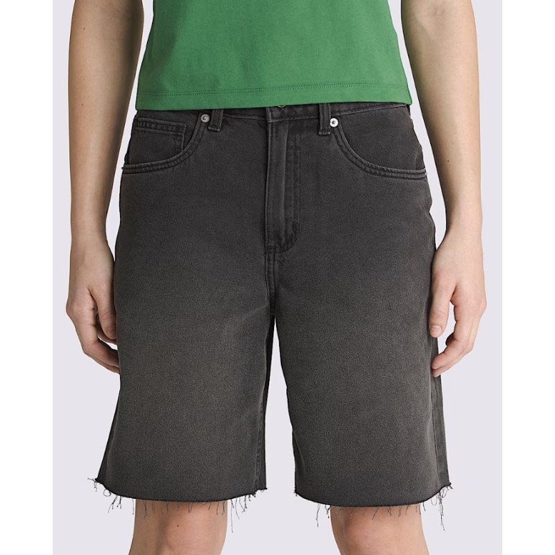VN000MBJEMQ1 SIRELLE CUT-OFF JORTS WASHED BLACK