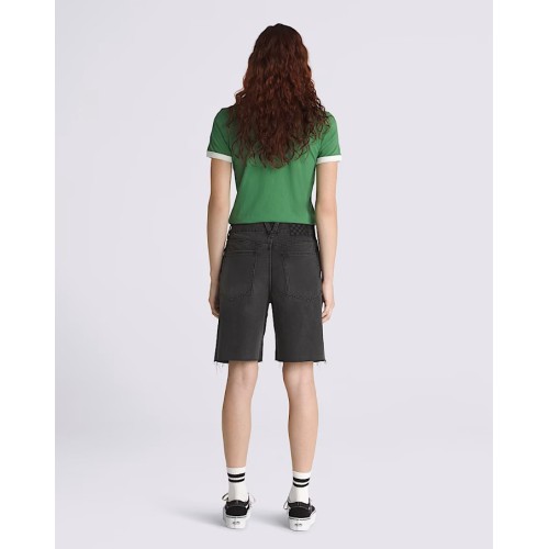 VN000MBJEMQ1 SIRELLE CUT-OFF JORTS WASHED BLACK
