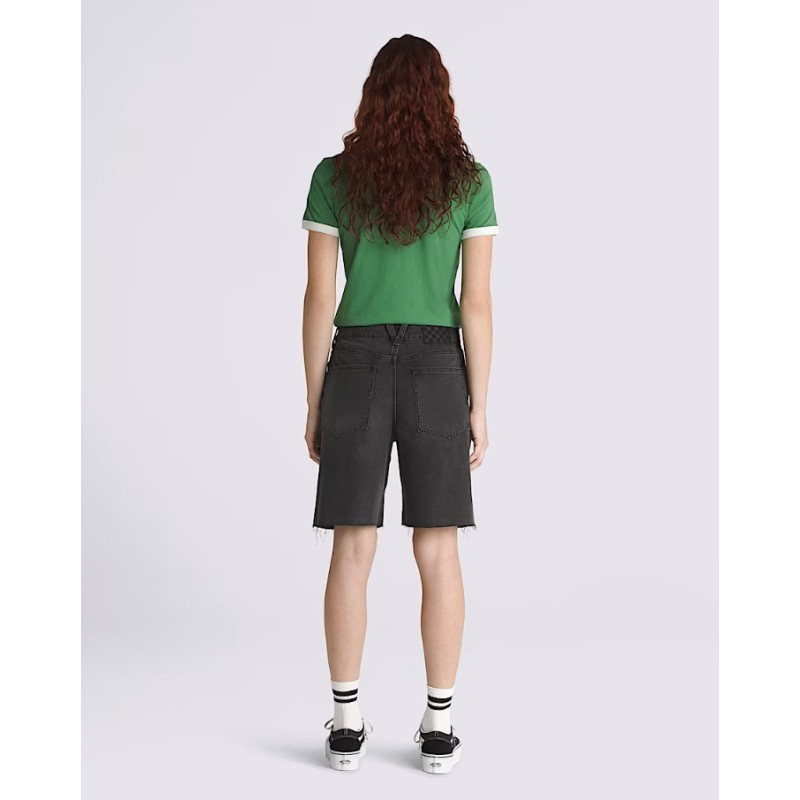 VN000MBJEMQ1 SIRELLE CUT-OFF JORTS WASHED BLACK