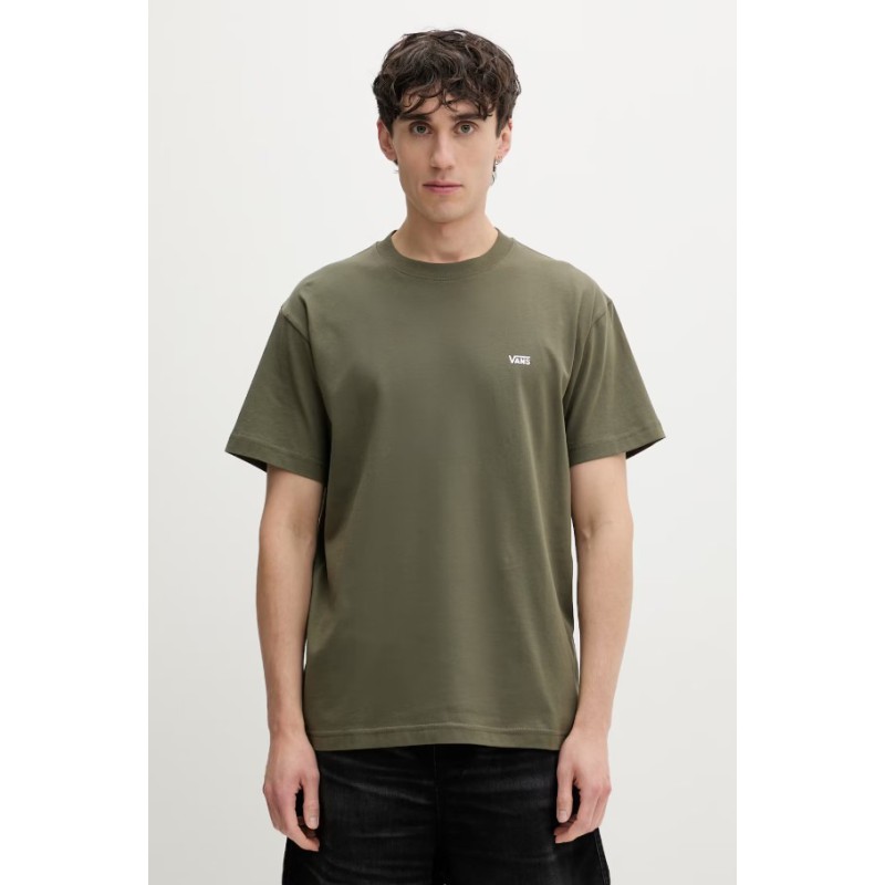 VN000R9XFR11 LEFT CHEST SS MOSSY OLIVE