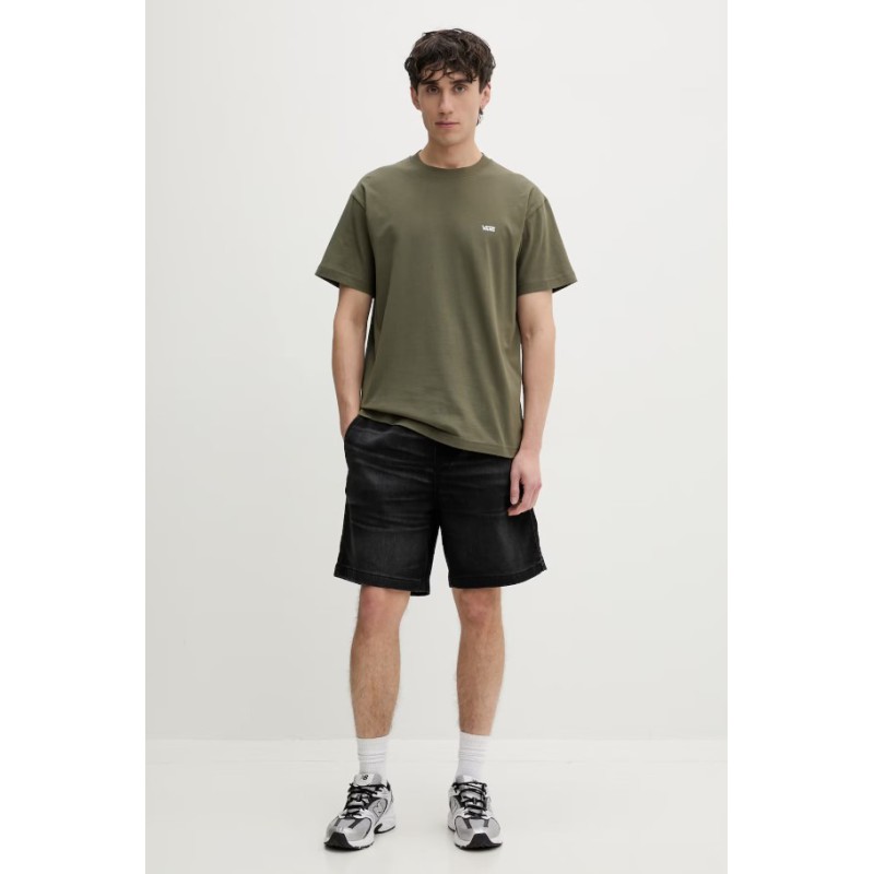 VN000R9XFR11 LEFT CHEST SS MOSSY OLIVE