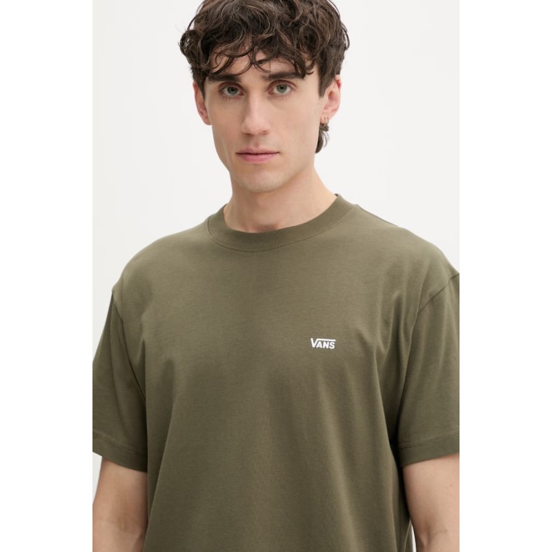 VN000R9XFR11 LEFT CHEST SS MOSSY OLIVE