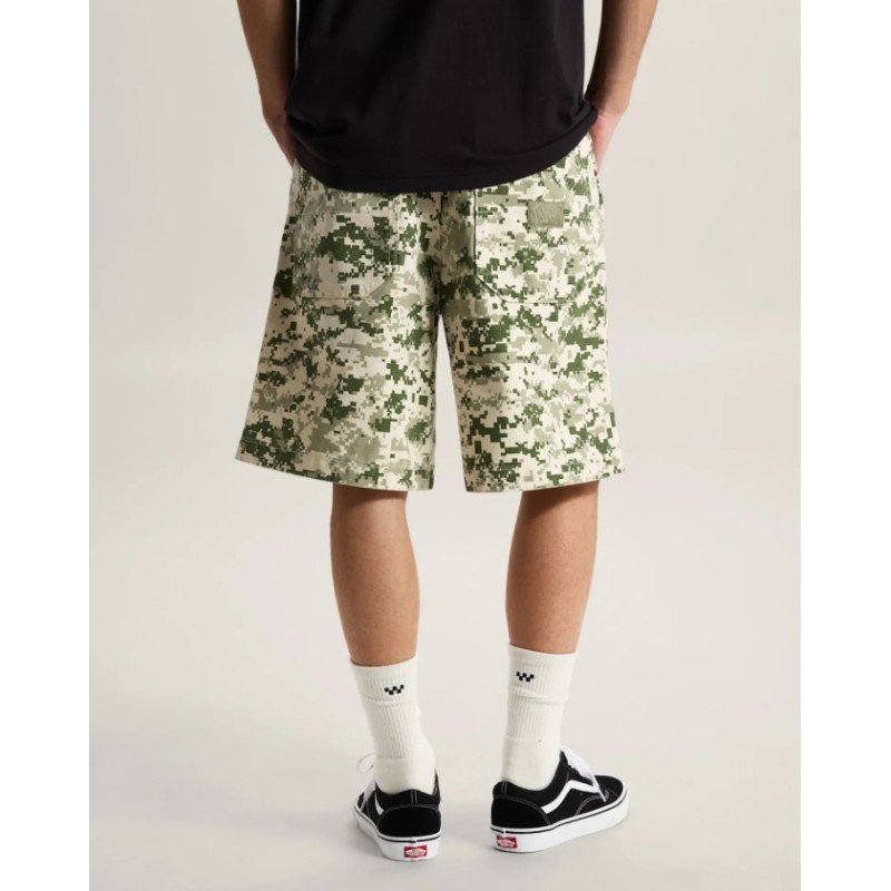 VN000T7DDA11 CHECK-5 BAGGY CANVAS SH DIGI CAMO
