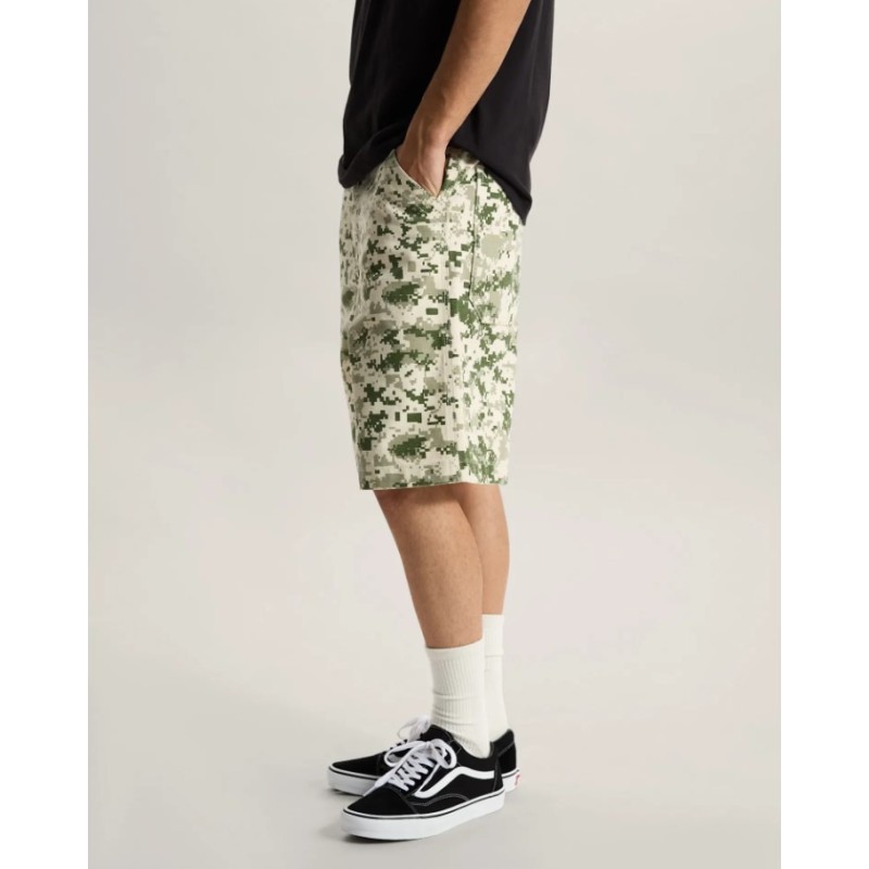 VN000T7DDA11 CHECK-5 BAGGY CANVAS SH DIGI CAMO