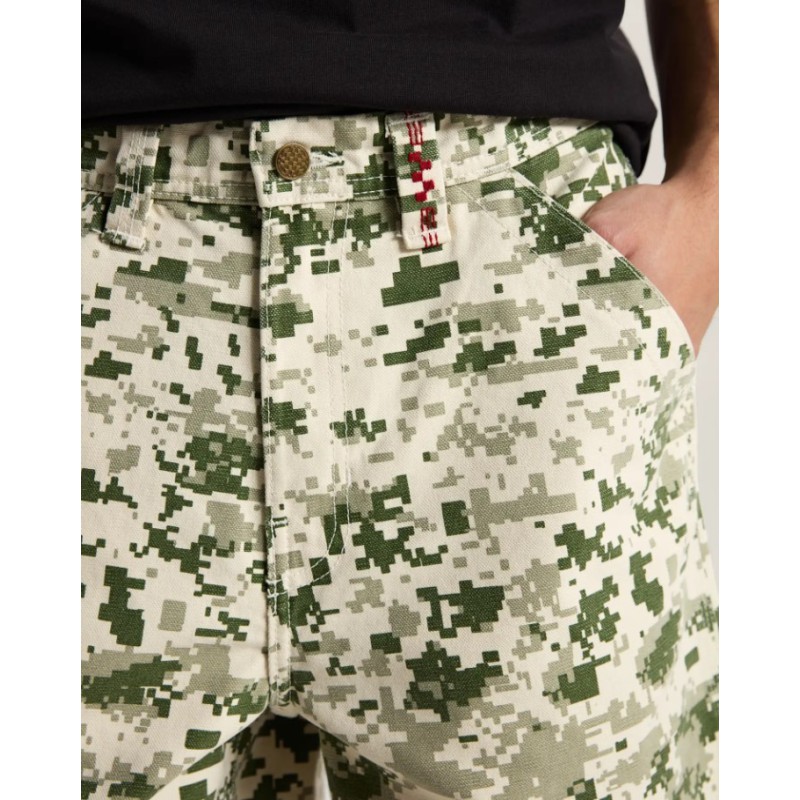 VN000T7DDA11 CHECK-5 BAGGY CANVAS SH DIGI CAMO