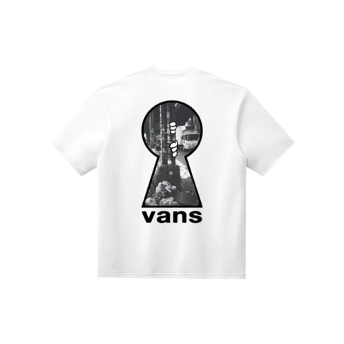 VN000VYFWHT1 KEYHOLE CLASSIC SS TEE WHITE