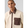 003AX-0000 JOONIE SHERPA JACKET NEUTRALS