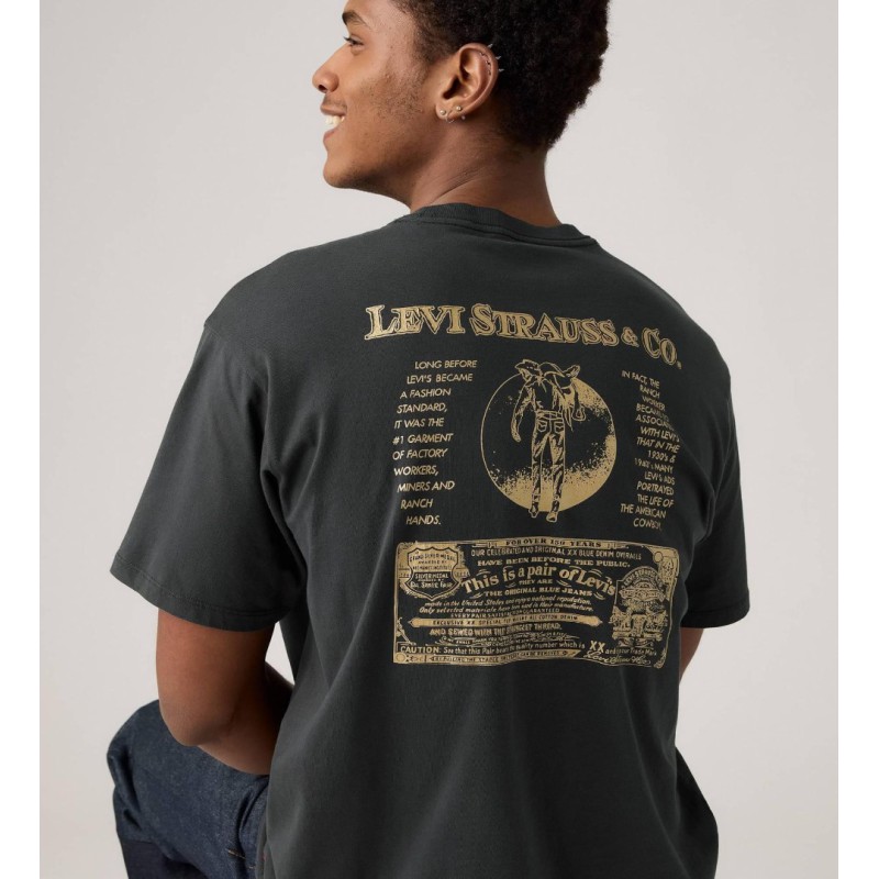 87373-0362 VINTAGE FIT GRAPHIC TEE GREYS
