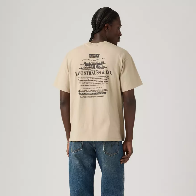 87373-0217 VINTAGE FIT GRAPHIC TEE NEUTRALS