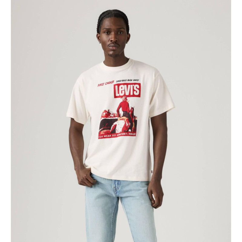 87373-0228 VINTAGE FIT GRAPHIC TEE NEUTRALS