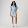 005I6-0003 SS LOGAN WESTERN DRESS LIGHT-INDIGO