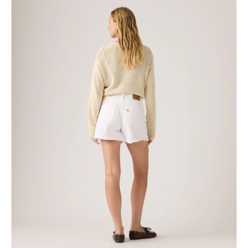 005DS-0007 RIBCAGE A-LINE SHORT WHITES