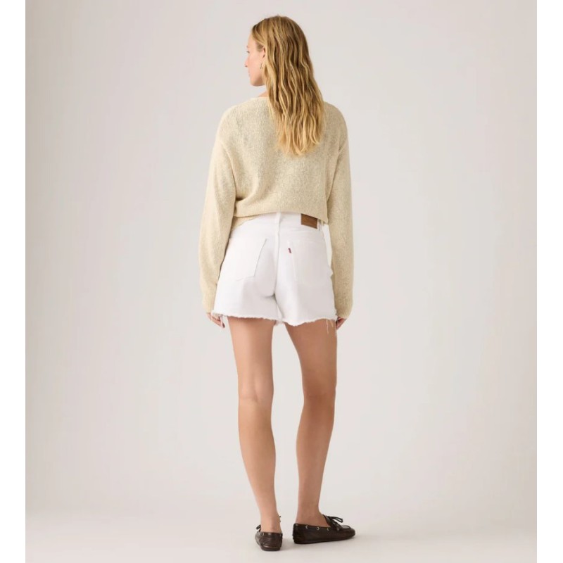 005DS-0007 RIBCAGE A-LINE SHORT WHITES