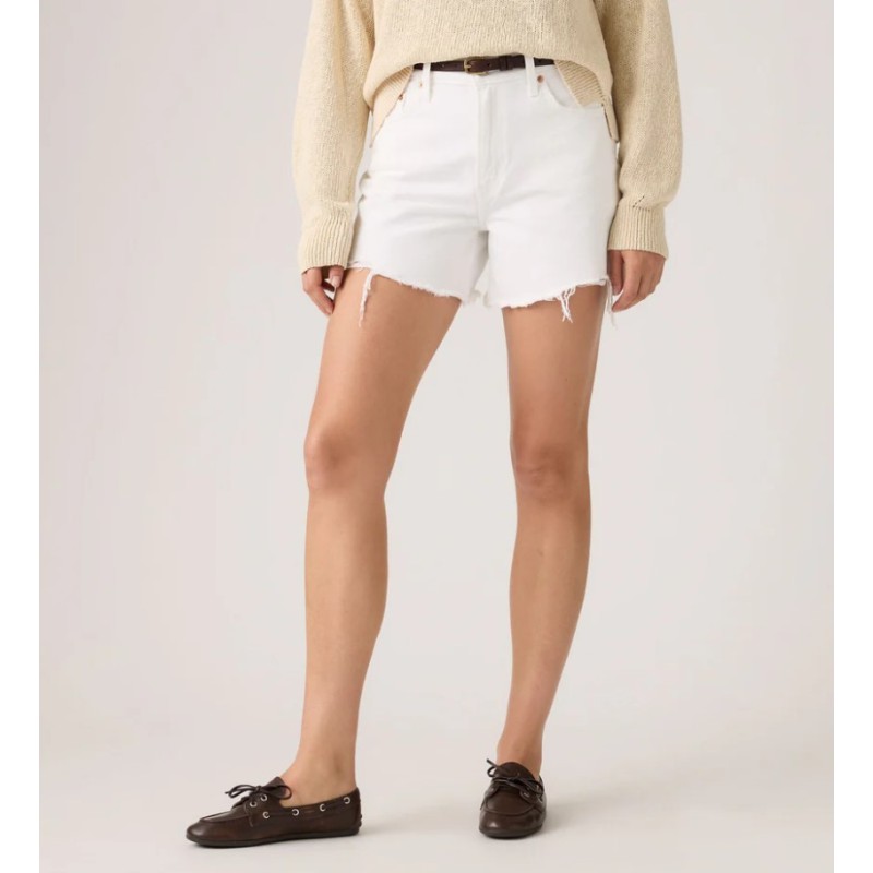 005DS-0007 RIBCAGE A-LINE SHORT WHITES