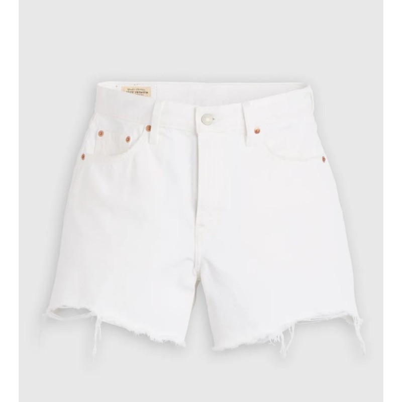 005DS-0007 RIBCAGE A-LINE SHORT WHITES