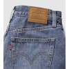 A9311-0005 HIGH BAGGY SHORT MED INDIGO-FLAT FINISH