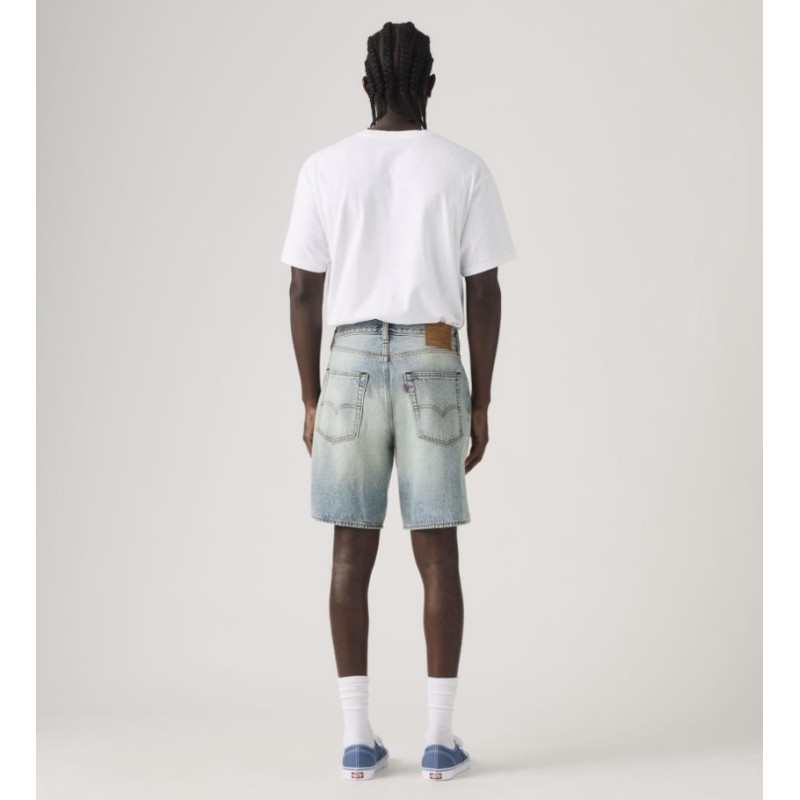 A8461-0039 468 LOOSE SHORTS LIGHT INDIGO-WORN IN