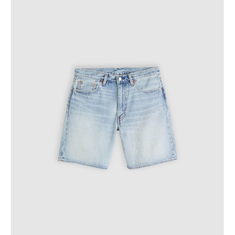 A8461-0039 468 LOOSE SHORTS LIGHT INDIGO-WORN IN