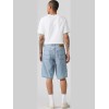 001JM-0006 478 BAGGY SHORTS LIGHT INDIGO