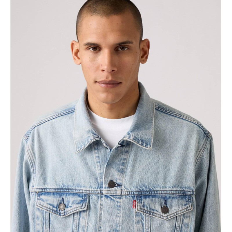 A5782-0078 RELAXED FIT TRUCKER LIGHT INDIGO