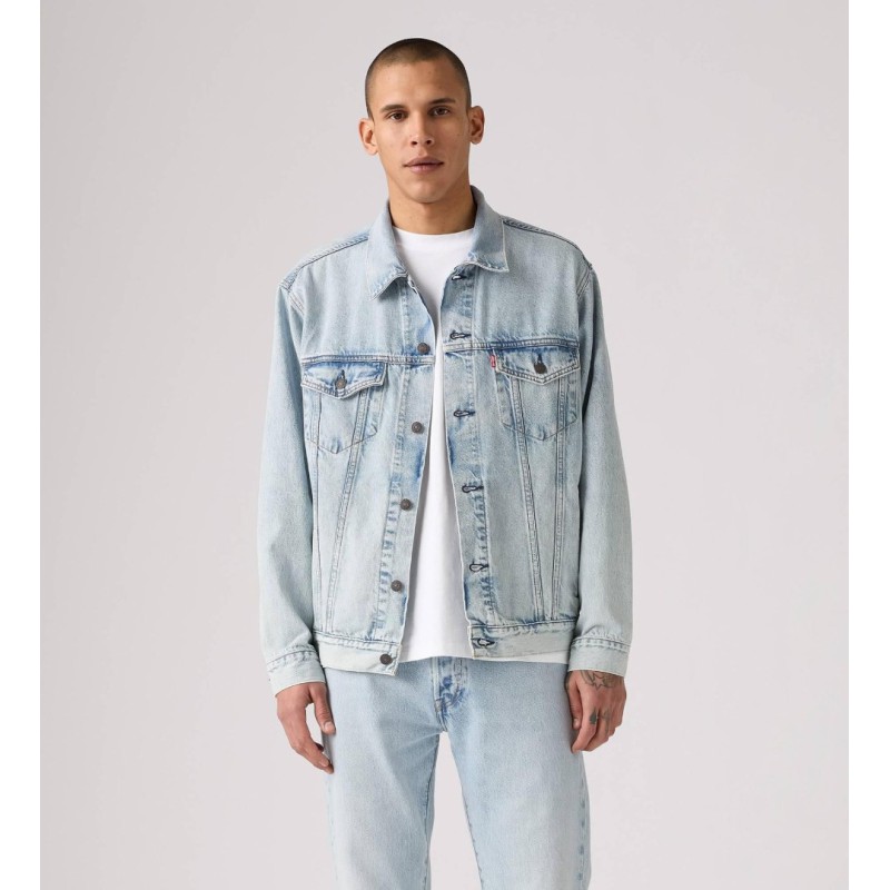 A5782-0078 RELAXED FIT TRUCKER LIGHT INDIGO