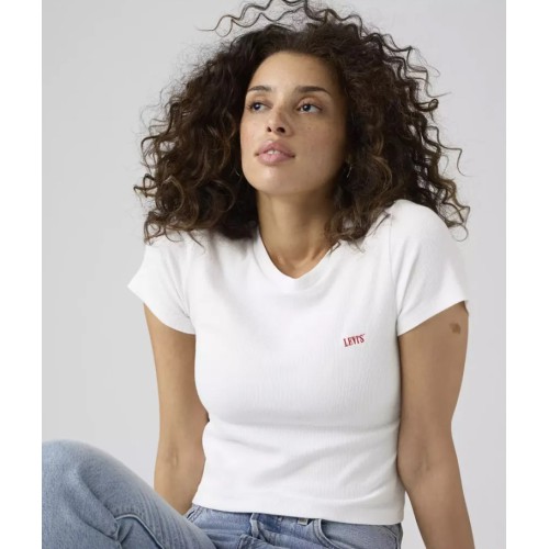 004Q5-0000 ESSENTIALS SPORTY TEE EMB NEUTRALS