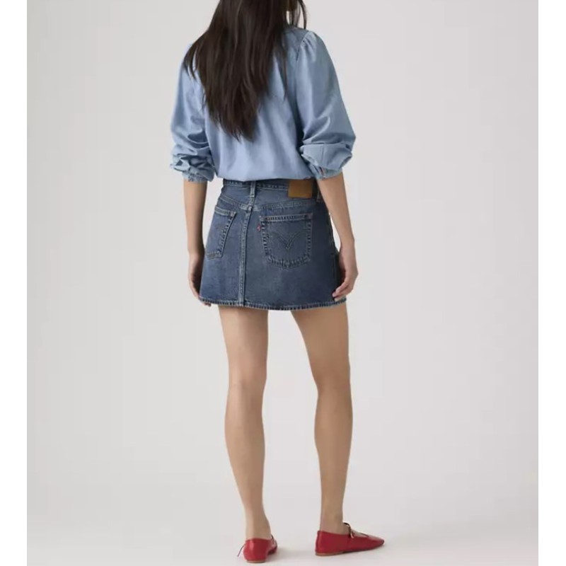 A4694-0084 ICON SKIRT DARK INDIGO