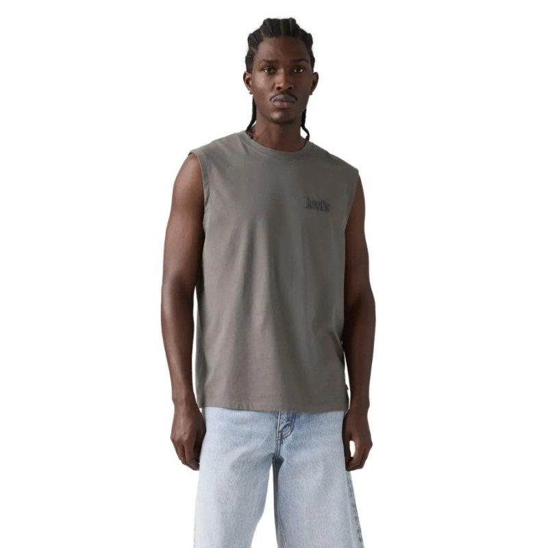 0054S-0002 GR MUSCLE TANK GREYS