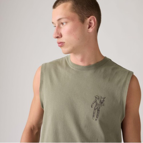0054S-0005 GR MUSCKLE TANK GREENS