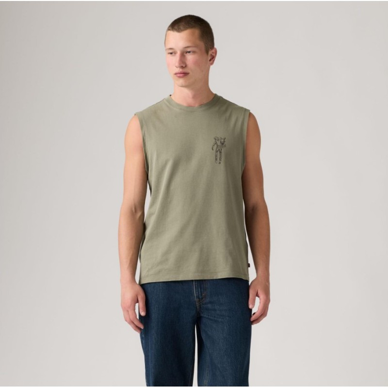 0054S-0005 GR MUSCKLE TANK GREENS